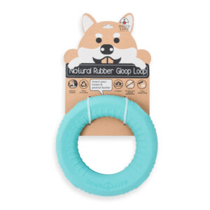 Dog's Life Natural Rubber Dog Toy Gloop Loop