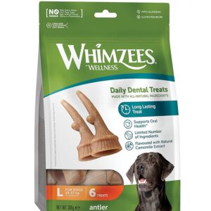 Whimzees Large Antler Value Bag (6pc)