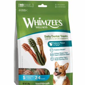 Whimzees Small Toothbrush Value Bag (24pc)