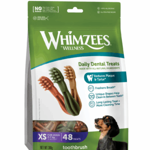 Whimzees X-Small Toothbrush Value Bag (48pc)