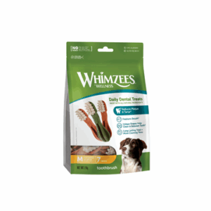Whimzees Medium Toothbrush Weekly Value Bag (7pc)