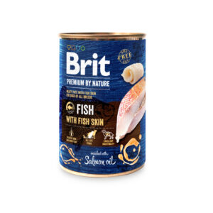 Brit Premium Adult Wet Dog Food with Fish & Fish Skin