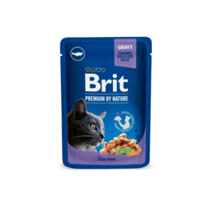 Brit Premium Adult Cod Fish in Gravy Wet Cat Food