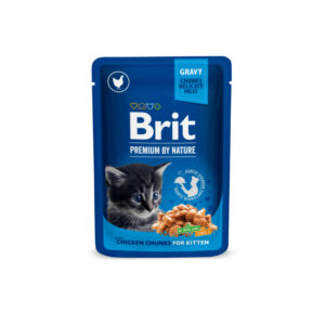 Brit Premium Kitten Chicken in Gravy Wet Cat Food