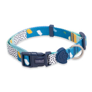 Dog's Life Designer Pooch Collars - Geometrics & Tarrazo Blue